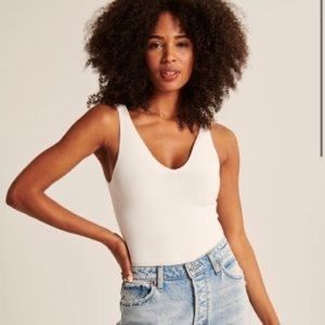 Abercrombie V-neck bodysuit